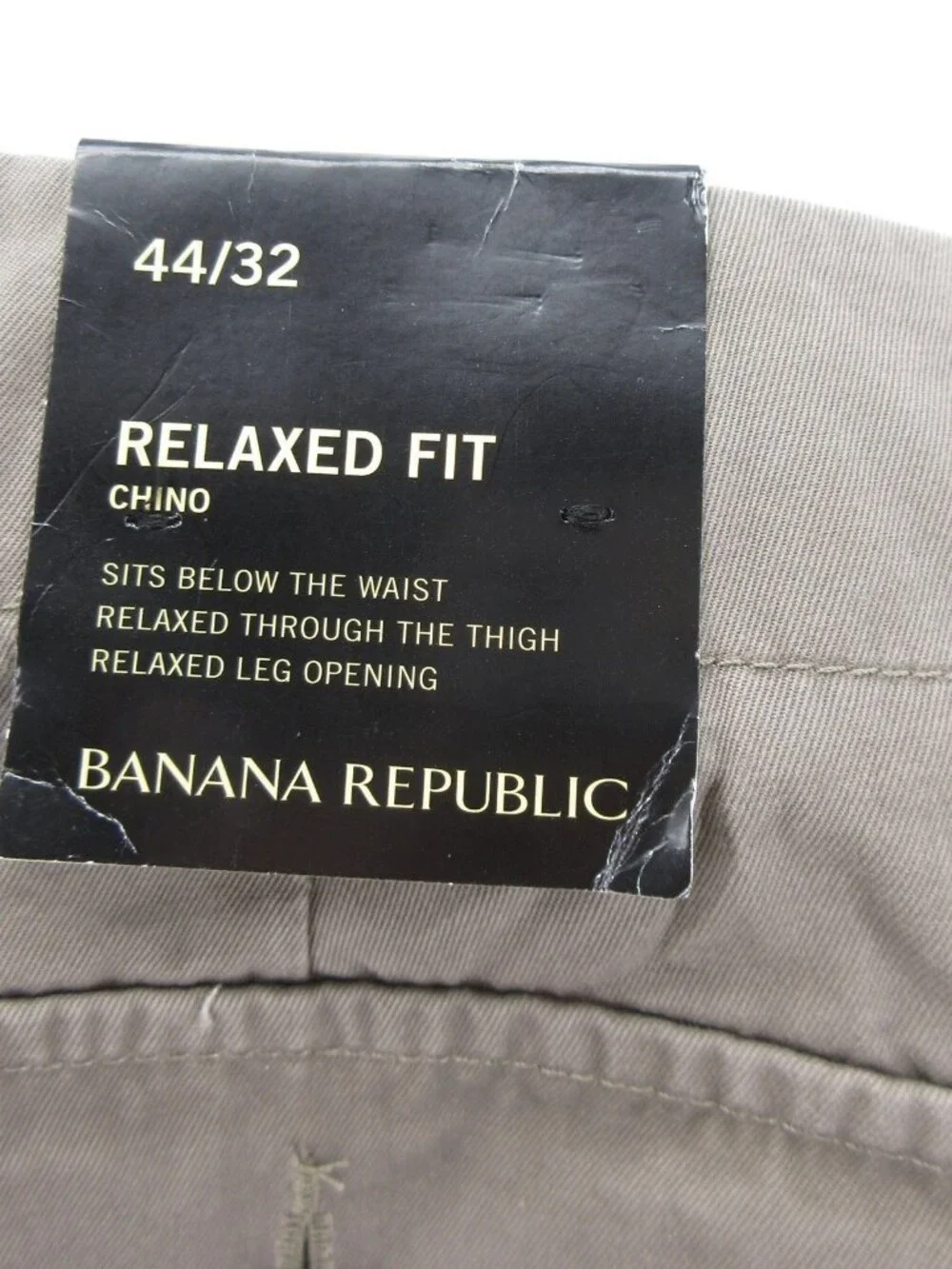 Banana Republic Pants 44X32 Cargo Relaxed Chino Baggy Utility Y2K NEW